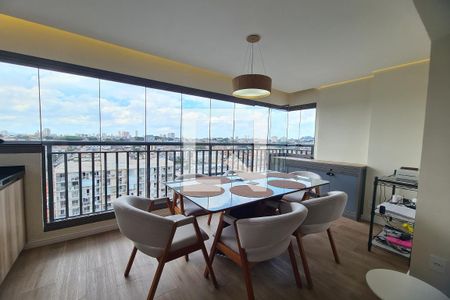 Varanda da Sala de apartamento à venda com 2 quartos, 80m² em Vila Ema, São Paulo