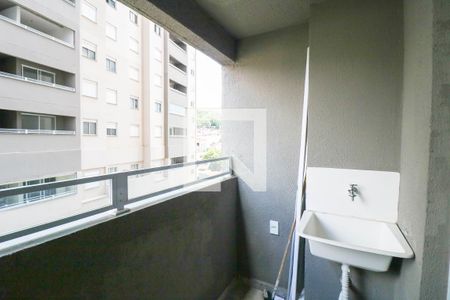 Varanda Sala/Cozinha de kitnet/studio para alugar com 1 quarto, 37m² em Jardim São Luís, São Paulo