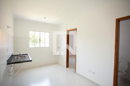 Sala/Cozinha de kitnet/studio para alugar com 1 quarto, 31m² em Carandiru, São Paulo