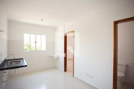Sala/Cozinha de kitnet/studio para alugar com 1 quarto, 31m² em Carandiru, São Paulo