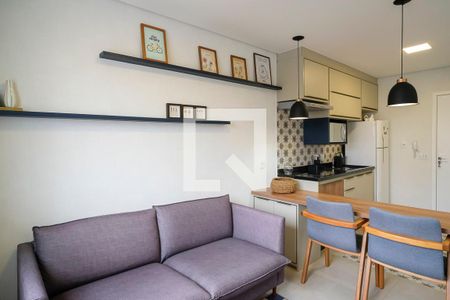 Sala de apartamento para alugar com 1 quarto, 36m² em Rudge Ramos, São Bernardo do Campo