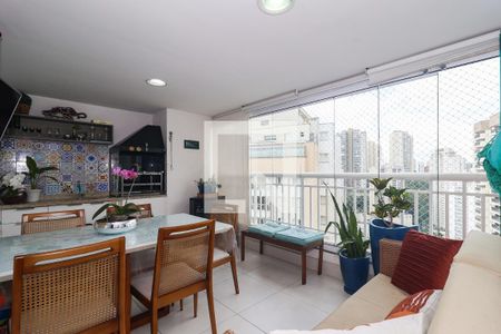 Varanda da Sala de apartamento à venda com 3 quartos, 85m² em Morumbi, São Paulo