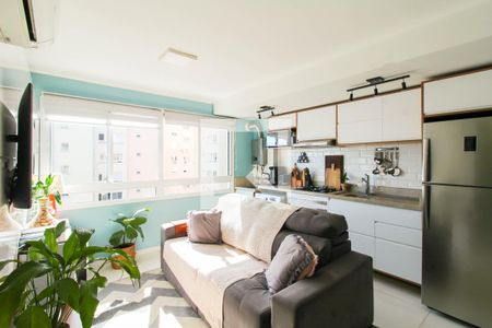 Sala de apartamento à venda com 2 quartos, 51m² em Fátima, Canoas