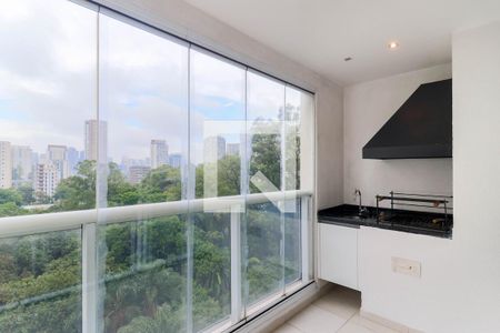 Varanda Gourmet de apartamento para alugar com 2 quartos, 70m² em Cidade Monções, São Paulo