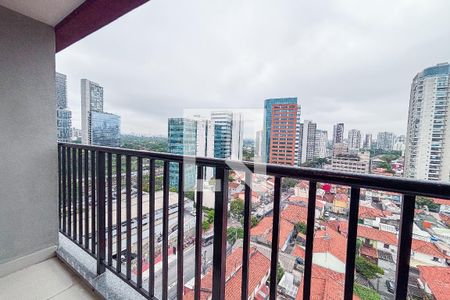 Sacada de kitnet/studio para alugar com 1 quarto, 24m² em Pinheiros, São Paulo