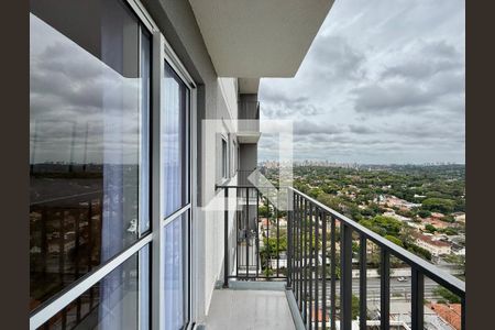 Sacada de apartamento à venda com 1 quarto, 27m² em Campo Belo, São Paulo