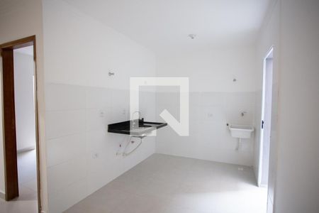 Sala/Cozinha de kitnet/studio para alugar com 1 quarto, 27m² em Carandiru, São Paulo