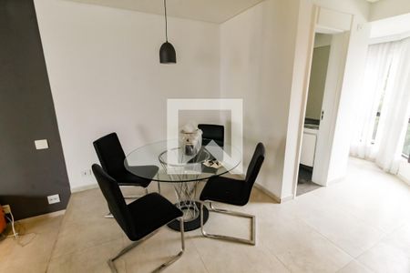 Detalhe Sala - jantar de apartamento à venda com 1 quarto, 80m² em Morumbi, São Paulo