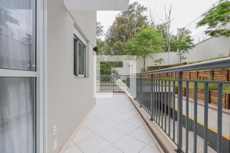 Varanda da Sala de apartamento para alugar com 2 quartos, 67m² em Vila Andrade, São Paulo