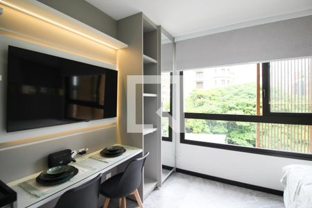 Studio de apartamento para alugar com 1 quarto, 21m² em Indianópolis, São Paulo