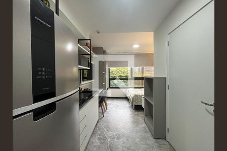 Studio de kitnet/studio para alugar com 1 quarto, 21m² em Indianópolis, São Paulo