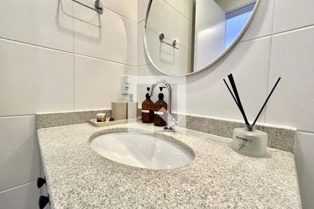 Banheiro de kitnet/studio à venda com 1 quarto, 24m² em Vila Mascote, São Paulo