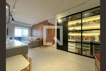 Sala/Cozinha de apartamento à venda com 3 quartos, 94m² em Água Branca, São Paulo