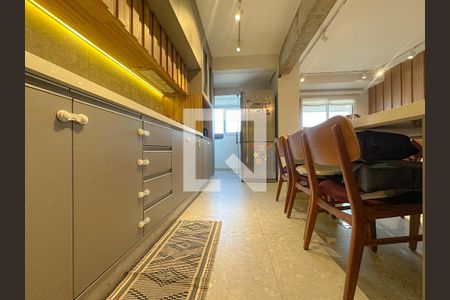 Sala/Cozinha de apartamento à venda com 3 quartos, 94m² em Água Branca, São Paulo