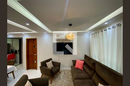 Sala de apartamento para alugar com 3 quartos, 130m² em Guilhermina, Praia Grande