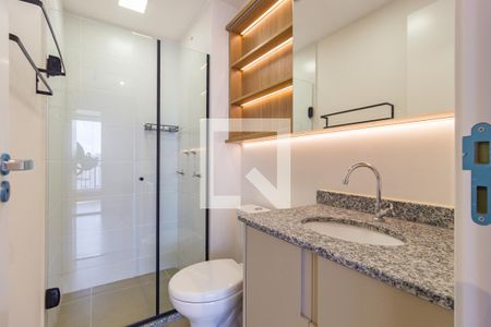 Banheiro Social de kitnet/studio à venda com 1 quarto, 26m² em Belenzinho, São Paulo