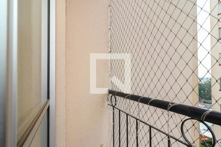 Varanda da Sala de apartamento para alugar com 2 quartos, 48m² em Vila Carmosina, São Paulo