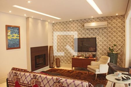 Sala 1 de apartamento para alugar com 3 quartos, 180m² em Gonzaga, Santos