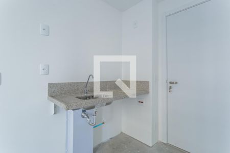 Sala/Cozinha de apartamento à venda com 1 quarto, 25m² em Vila Nova Conceição, São Paulo