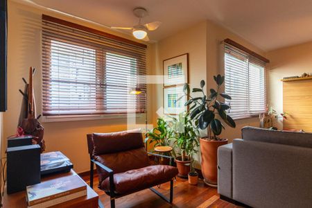 Sala de Leitura de apartamento à venda com 2 quartos, 80m² em Vila Nova Conceição, São Paulo