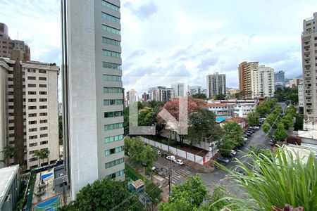 Vista da Sala de apartamento à venda com 4 quartos, 180m² em Funcionários, Belo Horizonte