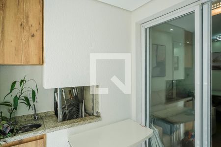 Varanda gourmet de apartamento à venda com 2 quartos, 63m² em Jardim São Caetano, São Caetano do Sul