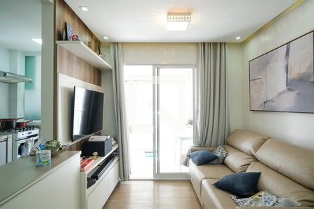 Sala de apartamento para alugar com 2 quartos, 63m² em Jardim São Caetano, São Caetano do Sul