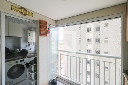 Varanda Gourmet de apartamento à venda com 2 quartos, 63m² em Jardim São Caetano, São Caetano do Sul