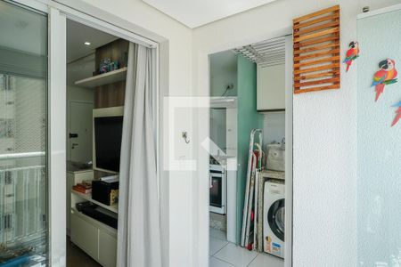 Varanda gourmet de apartamento à venda com 2 quartos, 63m² em Jardim São Caetano, São Caetano do Sul