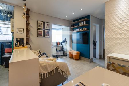 Sala de apartamento para alugar com 2 quartos, 60m² em Pompeia, São Paulo