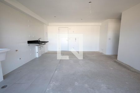 Sala / Cozinha / Área de serviço de apartamento para alugar com 2 quartos, 67m² em Vila Assunção, Santo André