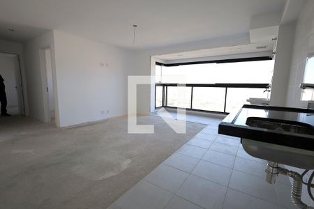 Sala / Cozinha / Área de serviço de apartamento para alugar com 2 quartos, 67m² em Vila Assunção, Santo André