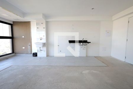 Sala / Cozinha / Área de serviço de apartamento para alugar com 2 quartos, 67m² em Vila Assunção, Santo André