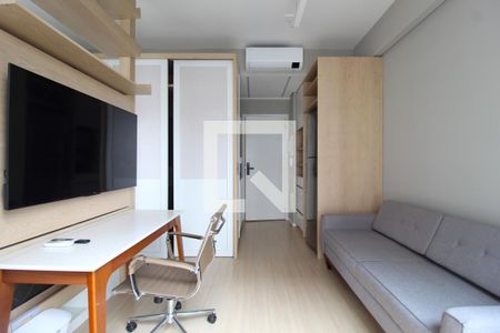 Sala/Cozinha de kitnet/studio à venda com 1 quarto, 25m² em Vila Nova Conceição, São Paulo