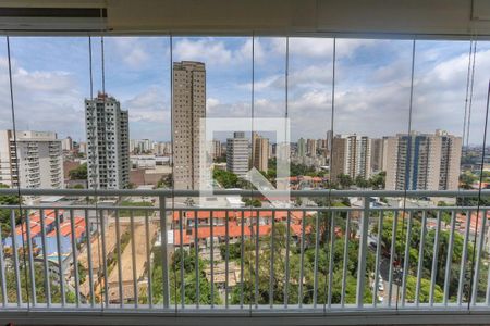 Varanda da sala  de apartamento à venda com 3 quartos, 113m² em Centro, Diadema