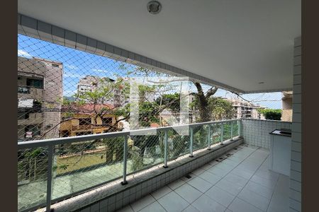 Sala - Varanda de apartamento à venda com 3 quartos, 96m² em Freguesia (jacarepaguá), Rio de Janeiro