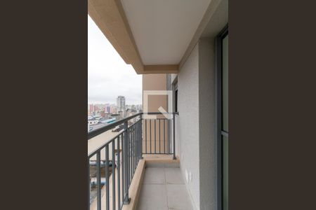 Varanda da Sala de apartamento à venda com 1 quarto, 28m² em Liberdade, São Paulo