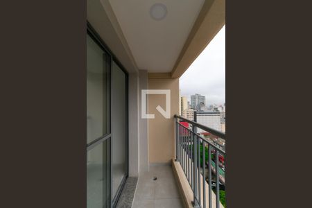 Varanda da Sala de apartamento à venda com 1 quarto, 28m² em Liberdade, São Paulo