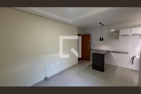 Sala de apartamento à venda com 2 quartos, 54m² em Vila Valparaíso, Santo André