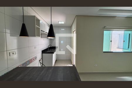 Sala de apartamento à venda com 2 quartos, 54m² em Vila Valparaíso, Santo André