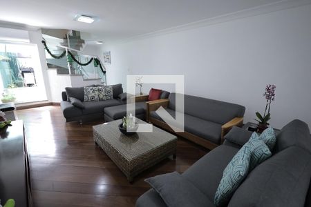 Sala de casa à venda com 4 quartos, 288m² em Vila Gilda, Santo André