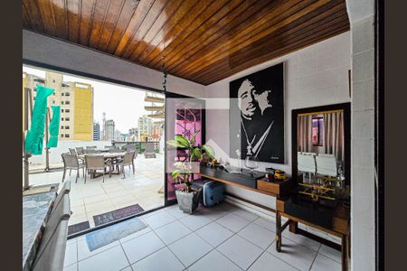 Sala de apartamento para alugar com 2 quartos, 86m² em Aparecida, Santos