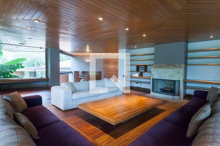 sala de casa de condomínio à venda com 3 quartos, 553m² em Estância Serrana, Nova Lima