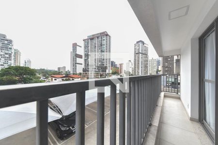 Varanda de kitnet/studio à venda com 1 quarto, 37m² em Jardim das Acacias, São Paulo