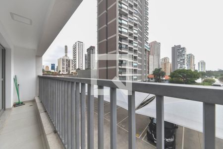 Varanda de kitnet/studio à venda com 1 quarto, 37m² em Jardim das Acacias, São Paulo