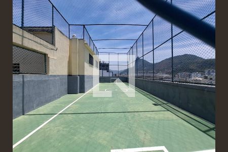 Área comum- Quadra de apartamento à venda com 3 quartos, 80m² em Botafogo, Rio de Janeiro