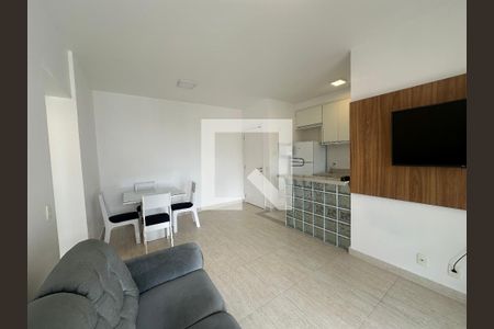 Sala de apartamento para alugar com 1 quarto, 50m² em Empresarial 18 do Forte, Barueri