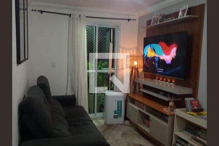 Sala de apartamento para alugar com 2 quartos, 53m² em Jardim Haydee, Mauá