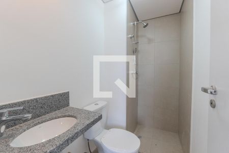Banheiro de kitnet/studio para alugar com 1 quarto, 21m² em Consolação, São Paulo