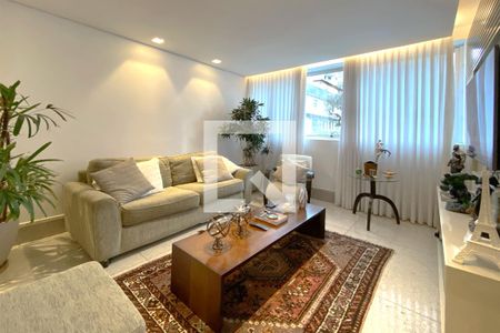 Sala de Estar de apartamento à venda com 4 quartos, 160m² em Anchieta, Belo Horizonte